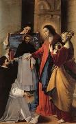 MAINO, Fray Juan Bautista The Virgin,with St.Mary Magdalen and St.Catherine,Appears to a Dominican Monk in Seriano France oil painting artist